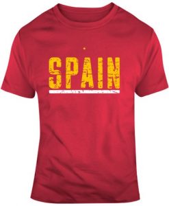 Spain Soccer Football World Cup 2018 Soccer Fan Distressed V5 T Shirt