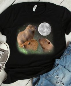 Three Moon Capybaras Shirt