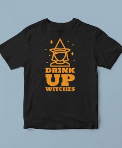 Drink up witches, shirts with sayings, flying witch, gifts for halloween, drinking witch, halloween tshirt, girls halloween, witch halloween