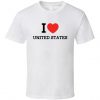 I Heart United States Ny Parody T Shirt