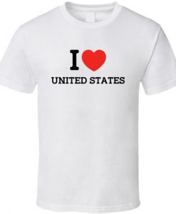 I Heart United States Ny Parody T Shirt