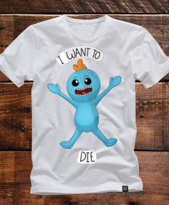 Rick And Morty Meeseeks Shirt, Rick And Morty Shirt, Unisex Adult and Youth, White Shirt, Gift, Gift For Him, Gift For Her