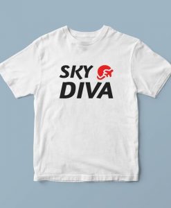 Sky Diva travel shirt, traveler shirt, pilot shirt, sky shirt, plane printed tee, sky travelers, cabin crew tshirt, travel lovers gift