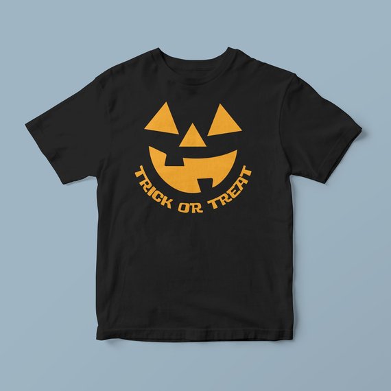 Trick or treat shirt, pumpkin t shirt, halloween t shirts, halloween tees, funny halloween tee, cute halloween shirt