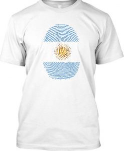 Argentina World Cup Russia 2018 Finger Print Pride Gift Idea