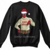 Deadpool Cloud 9 Merry Christmas Chimichangas Funny Novelty Christmas Jumper Sweatshirt