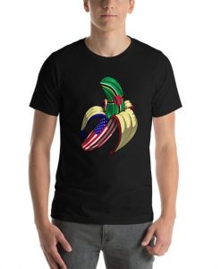 Dominican American Flag Funny Banana Shirt Dominica Flag DNA Heritage Roots Pride Gift