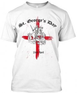 England April 23 St. George's Day T Shirt Patriotic Knight Cross gift