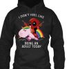 I don't feel like being an adult today Deadpool inspired top funny novelty gift