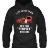 I like to stay in bed, its too peopley outside Deadpool inspired top funny novelty gift