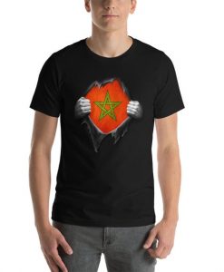 Moroccan Flag Shirt, Moroccan T Shirt, Morocco Tee, Morocco National Flag, Football Shirt, Soccer Shirt, DNA, Heritage gift, Pride, Roots