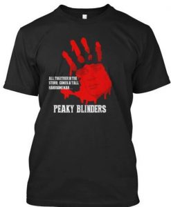 Red Hand Tommy Shelby Peaky Blinders inspired top funny novelty gift