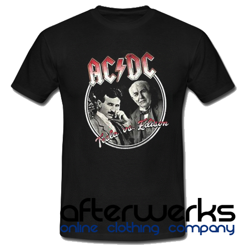 AC DC Tesla Us Edition T shirt