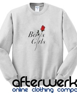 Boys Girls Rose Sweatshirt