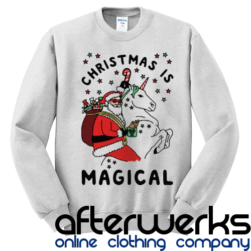 Christmas Is Magical Mens Sweatshirt