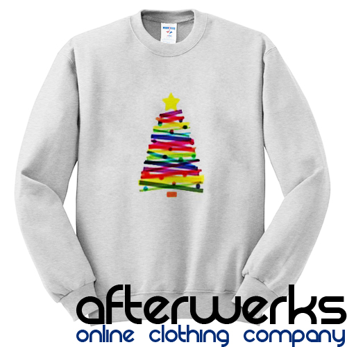 Colorful Christmas Tree Sweatshirt