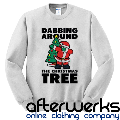 Dabbing Around the Christmas Tree Sweatshirt