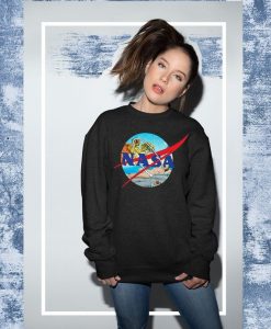 NASA Sweater, NASA Logo High Quality Soft Unisex Crew Neck Sweatshirt, Sweater, Pullover Shirt Gift Present CO0130