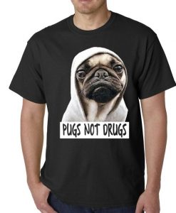 Pugs Not Drugs Mens T-shirt