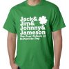 The Four Fathers of St. Patrick's Day Mens Tshirt