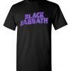 Black Sabbath Master of reality purple band logo