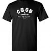 CBGB OMFUG T-shirt Punk Rock CBs Underground Tee Adult Mens Black New