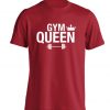 gym king queen, t-shirt fitness workout weight training muscle builder healthy lifestyle matching slogan funny hipster gift Qu5860 Ki5861