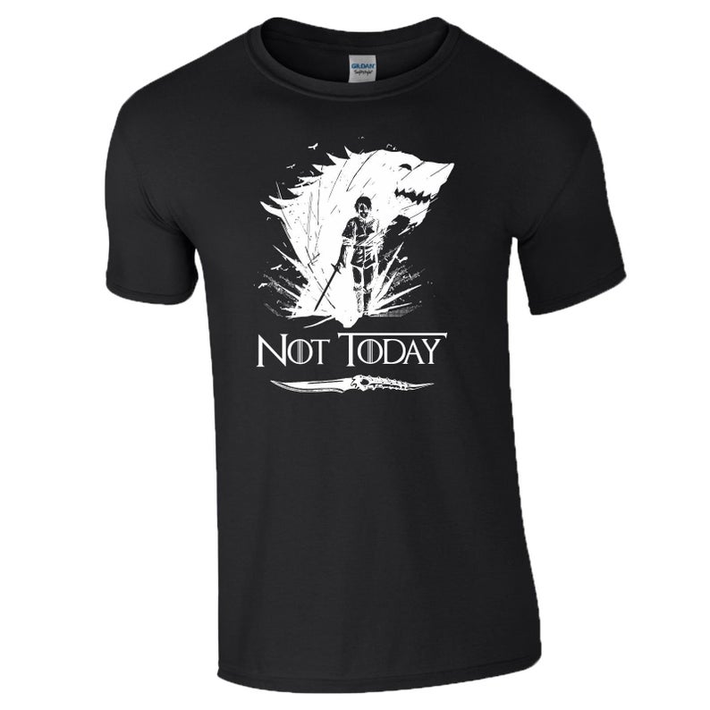 Arya Stark Slogan Not Today T-Shirt