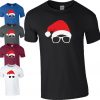 Santa Hat Goggles T-Shirt