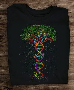 Colorful DNA Tree Of Life T-shirt