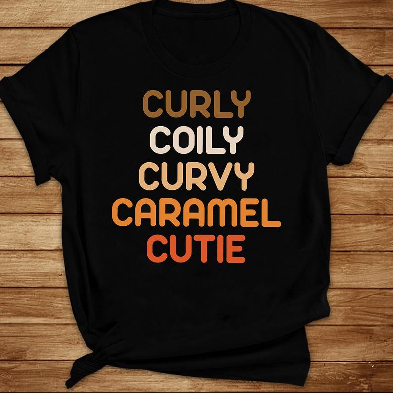 Curly Coily Curvy Caramel Cutie