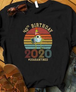 Custom Vintage Googly Bear 40 Years Old Quarantine Shirt