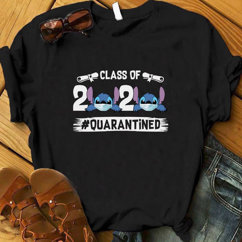 Cute Stitch Shirt Class Of 2020 Quarantine