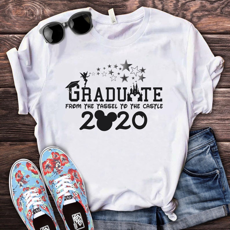 Disney From Tassel to the Castle Graduation shirt