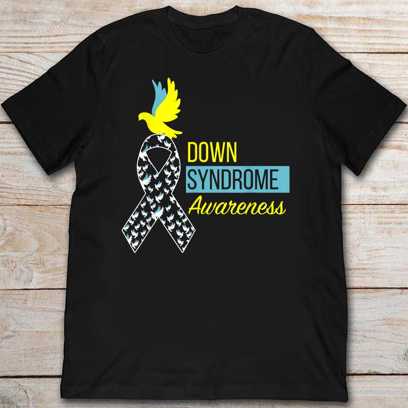 Down Syndrome Awareness Bird Hope Support Tshirt