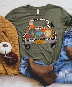 Fall Harvest Vintage Truck T Shirt