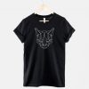 Geometric Cat Head TShirt , Abstract Animal Print T shirt