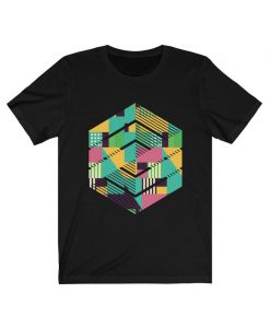 Geometric T Shirt, Geometric Design T-Shirt Men and Women