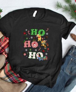 HO HO HO Pooh and Friends Christmas Shirt