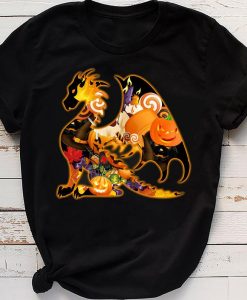 Halloween Dragon Pumpkin Witch Awesome T-shirt