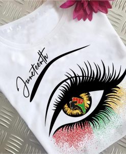 Juneteenth Eye African American T-shirt