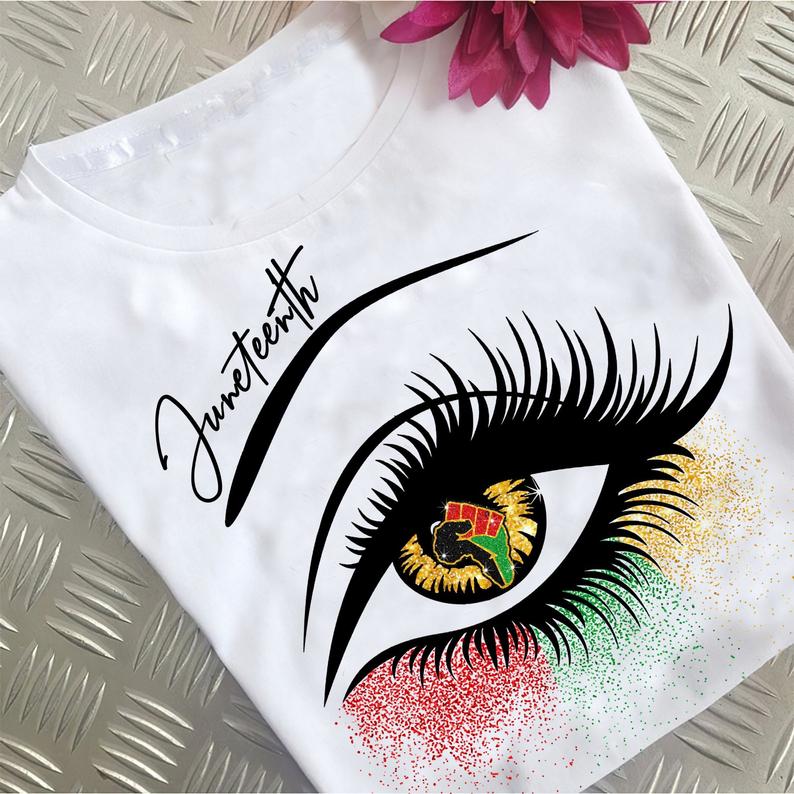 Juneteenth Eye African American T-shirt