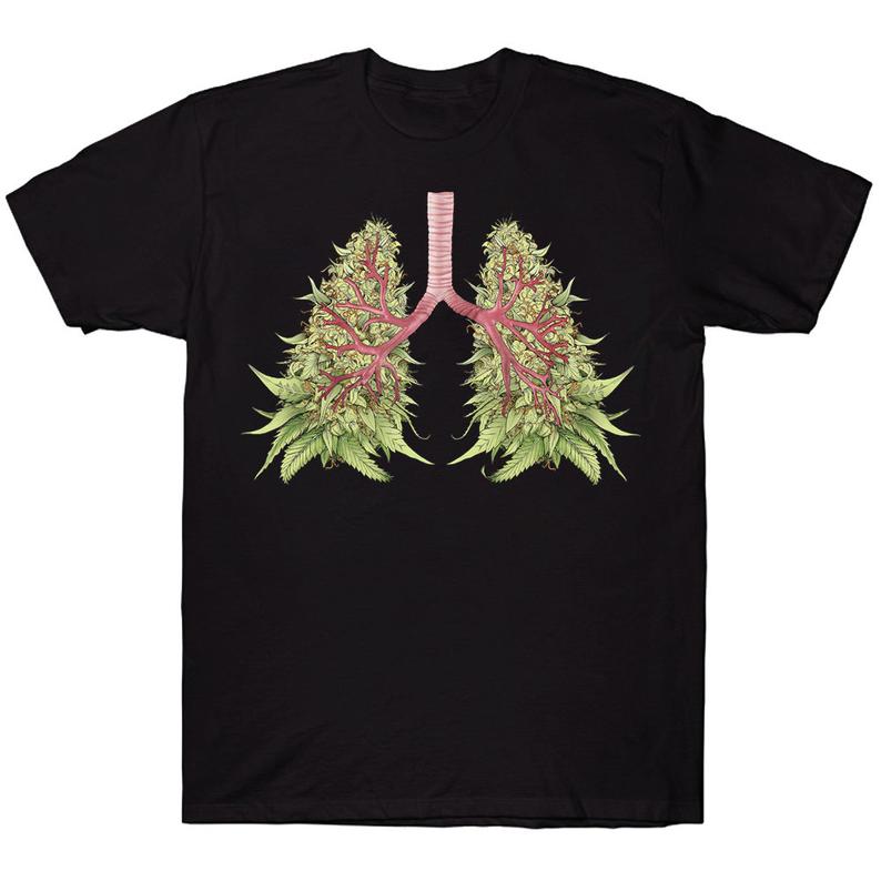 Lung Cannabis Smoking Cannabis Marijuana Weed Awesome T-shirt