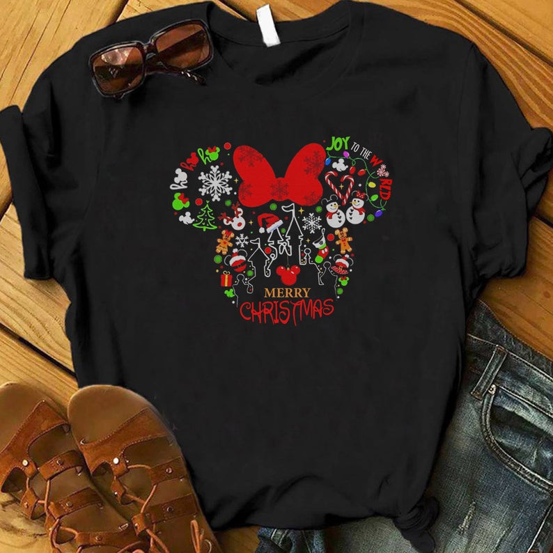Mickey Head Christmas Shirt