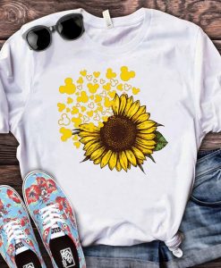 Mickey Head Sunflower Shirt