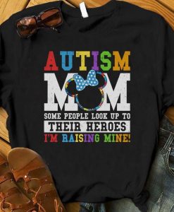 Minnie Mouse Autism Mom Awareness Shirt