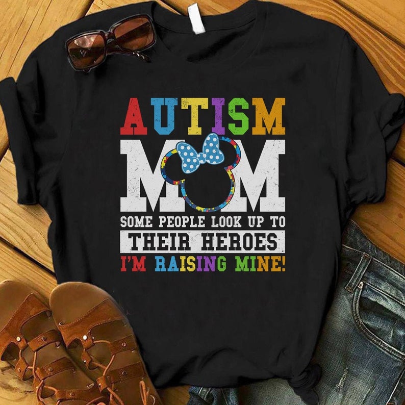 Minnie Mouse Autism Mom Awareness Shirt