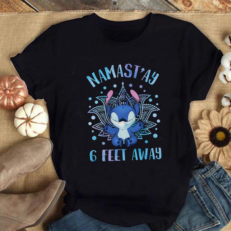 Namast'ay 6 Feet Away Stitch Shirt