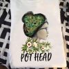 Pot Head Awesome Canabis On My Mind Women T shirt