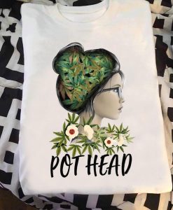 Pot Head Awesome Canabis On My Mind Women T shirt